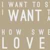 James Taylor How Sweet It Is (To Be Loved By You) Inspired Lyrics Typography Print
