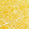 Edinburgh Map: City Street Map of Edinburgh Scotland - Colour Series Art Print