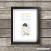 ENGLISH SPRINGER SPANIEL Dog: Trait Print - Breed Personality  - Gift Pet Lovers Art Print