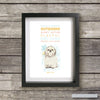 SHIH-TZU Dog: Trait Print - Breed Personality  - Gift Pet Lovers Art Print