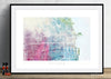 Chicago Map: City Street Map of Chicago Illinois - Nature Series Art Print