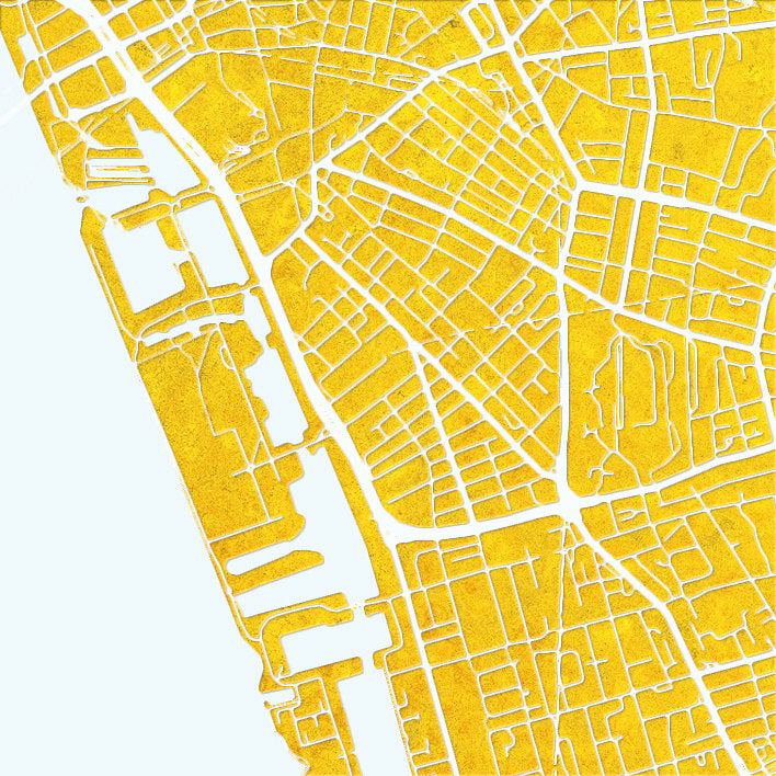 Liverpool Map: City Street Map of Liverpool England UK - Colour Series Art Print