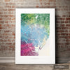 Cardiff Map: City Street Map of Cardiff, Wales - Nature Series Art Print