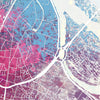 Riga Map: City Street Map of Riga, Latvia - Nature Series Art Print