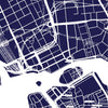 Stockholm Map: City Street Map of Stockholm, Sweden - Colour Series Art Print