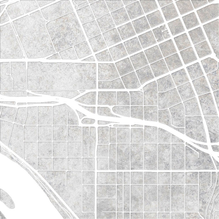 Tulsa Map: City Street Map of Tulsa, Oklahoma - Colour Series Art Print