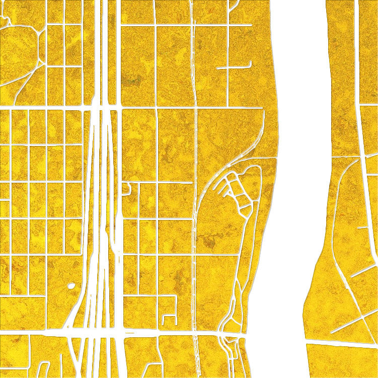 Minneapolis Map: City Street Map Minneapolis, Minnesota - Colour Series Art Print