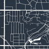 Omaha Map: City Street Map of Omaha, Nebraska - Colour Series Art Print