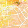 Berlin Map: City Street Map of Berlin Germany - Nature Series Art Print