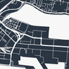 Dublin Map: City Street Map of Dublin Ireland - Colour Series Art Print