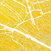 Florence Map: City Street Map of Florence Italy - Colour Series Art Print