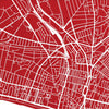 Brighton Map: City Street Map of Brighton, England - Colour Series Art Print