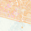 Brighton Map: City Street Map of Brighton, England - Nature Series Art Print