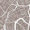 Bristol Map: City Street Map of Bristol, England - Colour Series Art Print