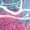 Bristol Map: City Street Map of Bristol, England - Nature Series Art Print