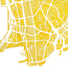 Hong Kong Map: City Street Map of Hong Kong - Colour Series Art Print