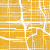 Milwaukee Map: City Street Map of Milwaukee, Wisconsin - Colour Series Art Print