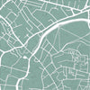 Cambridge Map: City Street Map of Cambridge, England - Colour Series Art Print