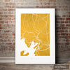 Oslo Map: City Street Map of Oslo, Norway - Colour Series Art Print