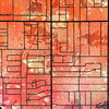 Mesa Map: City Street Map of Mesa, Arizona - Sunset Series Art Print