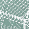 Sacramento Map: City Street Map Sacramento, California - Colour Series Art Print