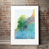 Cape Town Map: City Street Map of Cape Town South Africa - Nature Series Art Print
