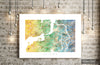 Ottawa Map: City Street Map of Ottawa, Ontario - Sunset Series Art Print