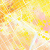 Ottawa Map: City Street Map of Ottawa, Ontario - Nature Series Art Print
