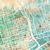 Toronto Map: City Street Map of Toronto Ontario - Sunset Series Art Print