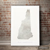 New Hampshire Map: State Map of New Hampshire - Colour Series Art Print
