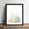 Orlando Skyline: Cityscape Art Print, Home