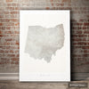 Ohio Map: State Map of Ohio - Colour Series Art Print