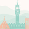 Florence Skyline: Cityscape Art Print, Home