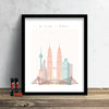 Kuala Lumpur Skyline: Cityscape Art Print, Home