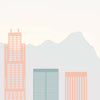 Los Angeles Skyline: Cityscape Art Print, Home