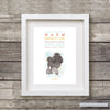 POODLE Dog: Trait Print - Breed Personality  - Gift Pet Lovers Art Print