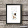 STAFFORDSHIRE BULL TERRIER Dog: Trait Print - Breed Personality  - Gift Pet Lovers Art Print