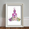 Buddha: Watercolour Print For Nursery, Home Decor - Spiritual Series