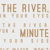 James Bay Hold Back The River Inspired Lyrics Typography Print