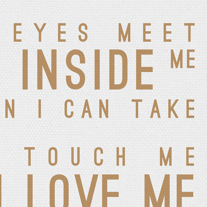 Lonestar Amazed Inspired Lyrics Typography Print