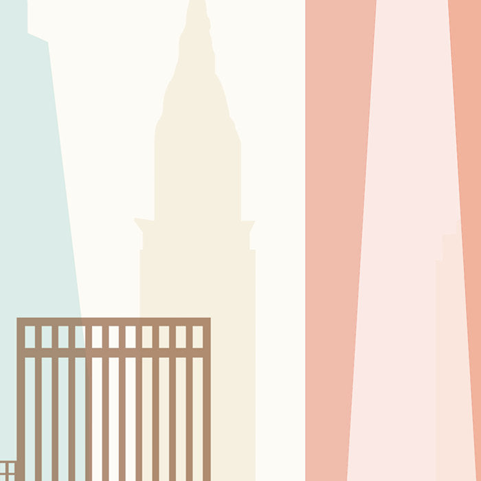 New York Skyline: Cityscape Art Print, Home