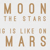 Frank Sinatra Fly Me To The Moon Inspired Lyrics Typography Print