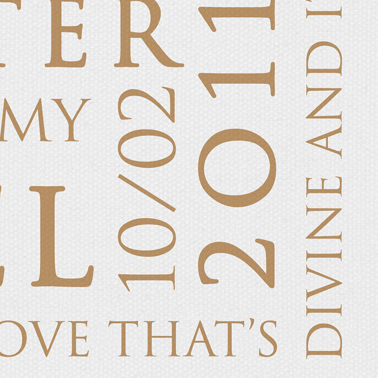 Van Morrison Have I Told You Lately Inspired Lyric Art: Personalised Typography Print
